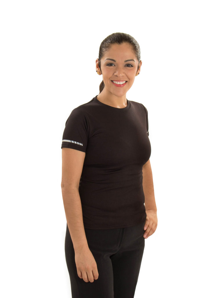 Playera para Uniforme Dry-fit Cuello redondo Dama. Tecnología Advantex.